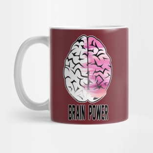 brain is power Mug